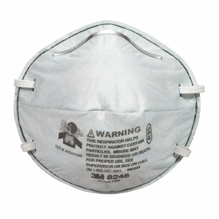 Scotch 3M R95 Household Cleaner Half Face Respirator White 1 pc 8246H1-C